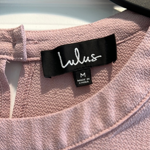 Lulu's Lisa Marie Mauve Blouse with Embroidered Sleeves - Picture 2 of 5